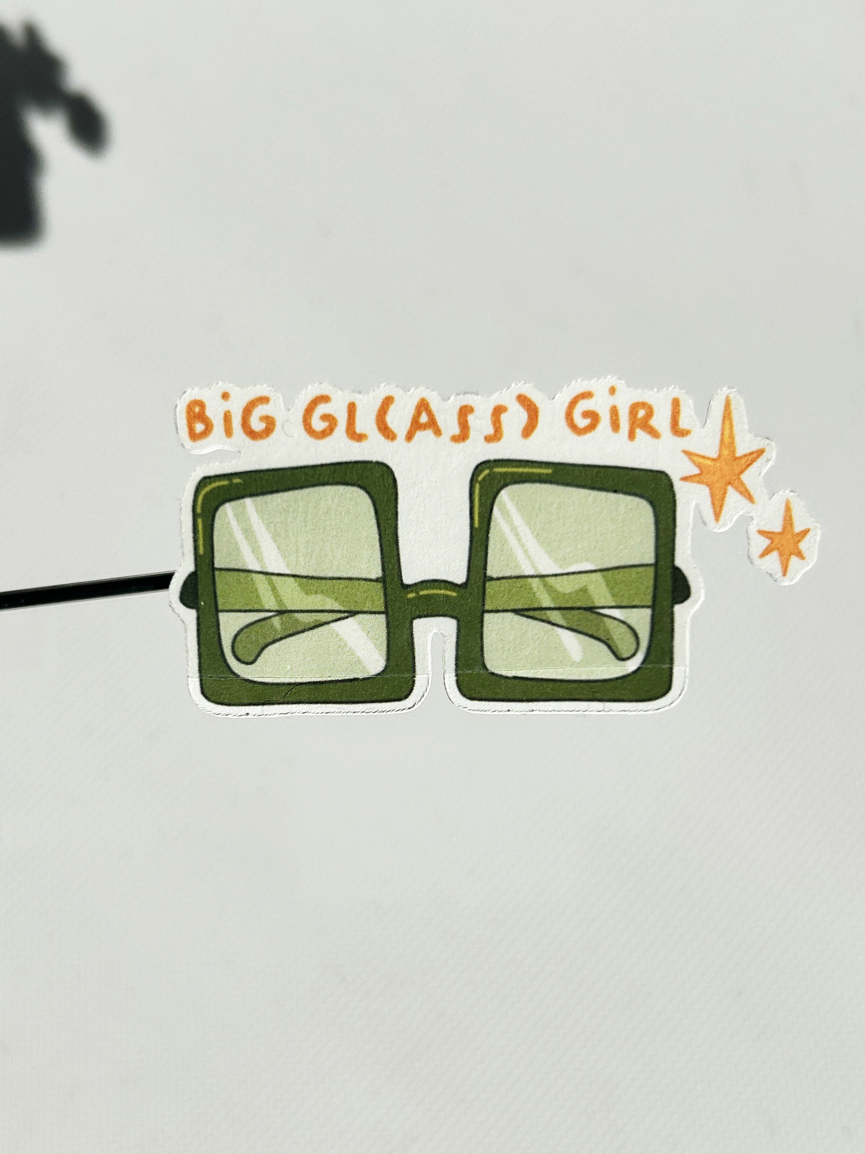 Big gl(ass) girl - Sticker