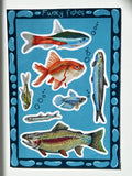 Funky fishes - Planche de stickers