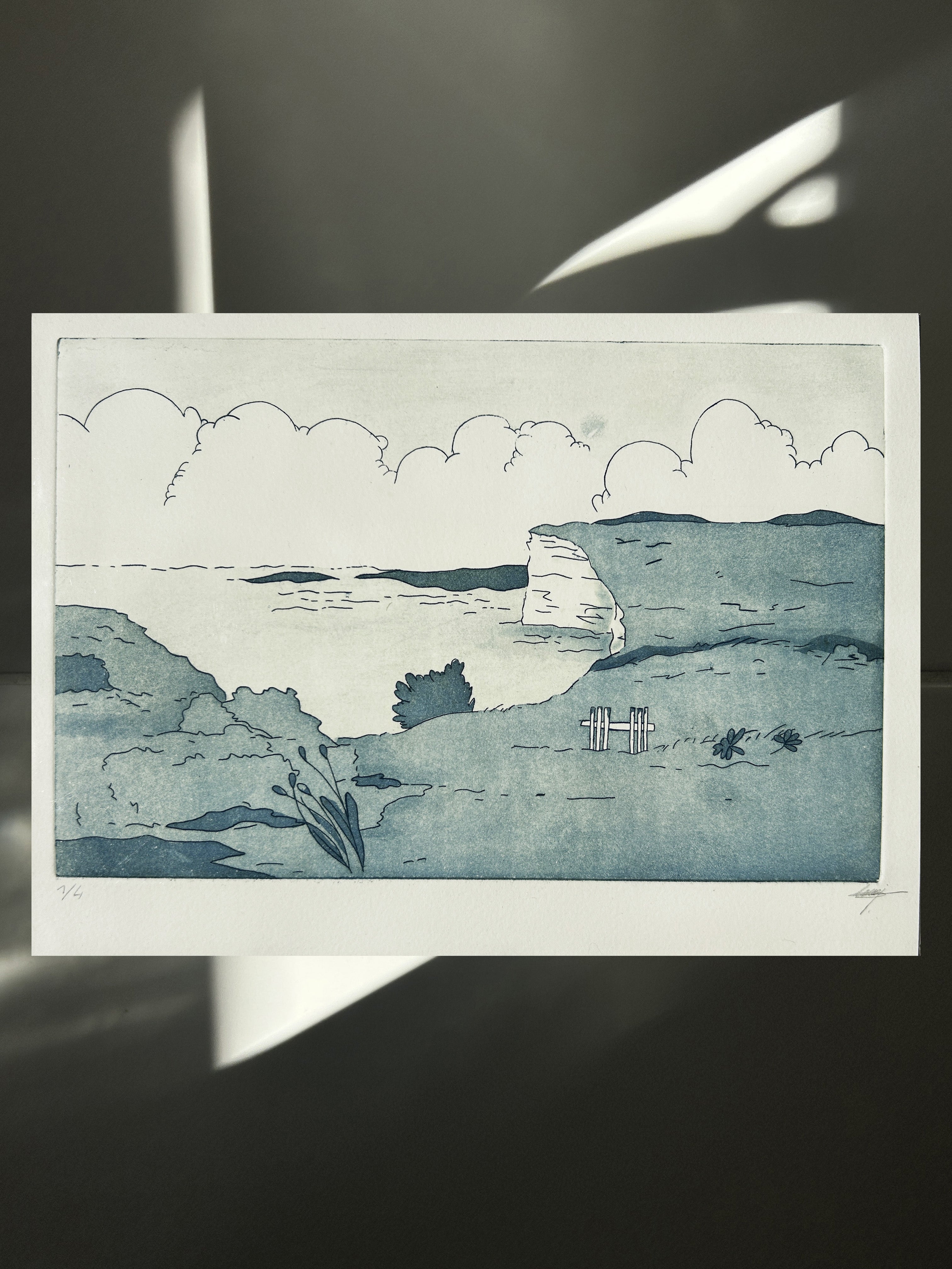Le Bois de Cise - Gravure