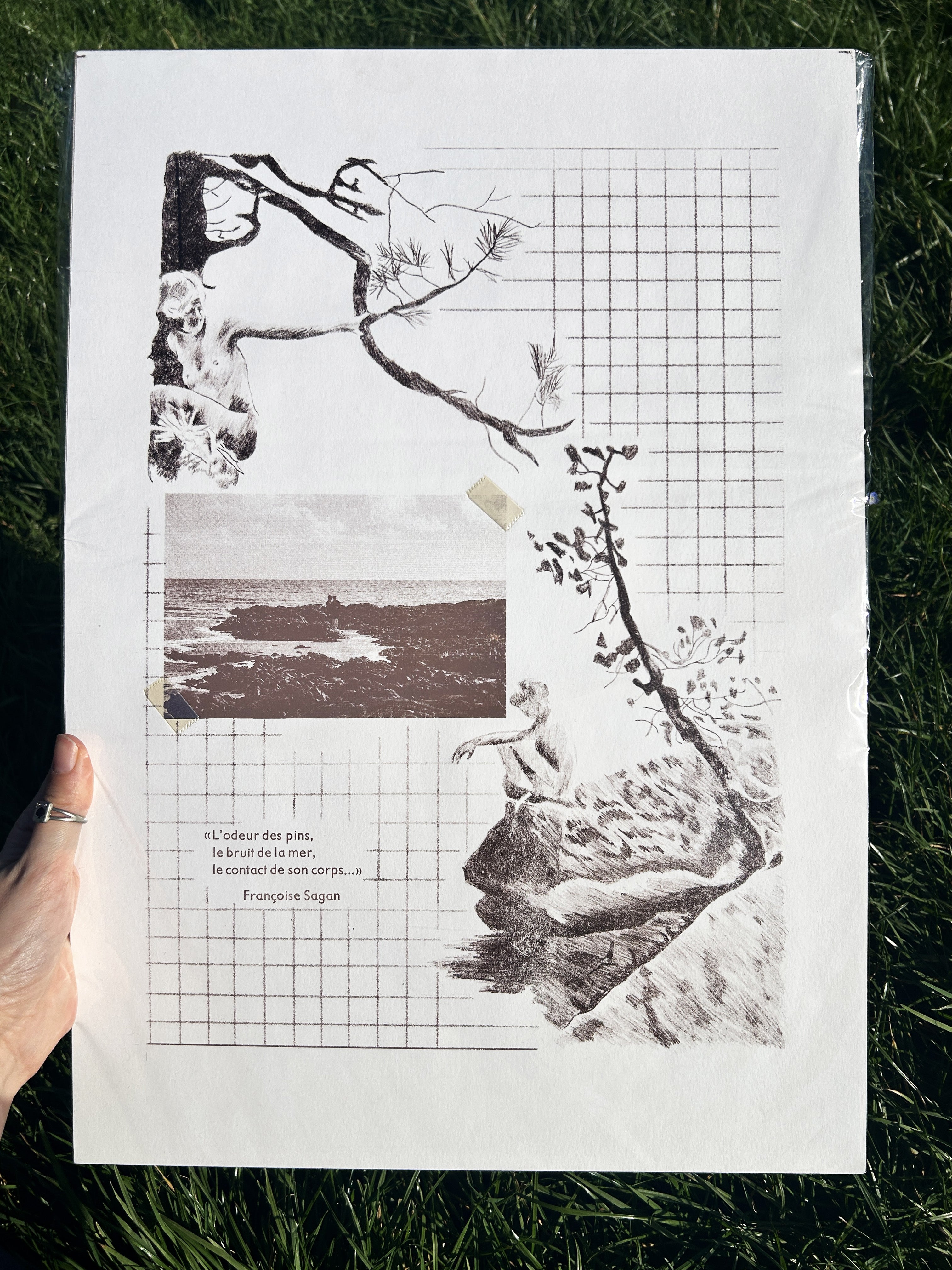 Été mélancolie - Gravure