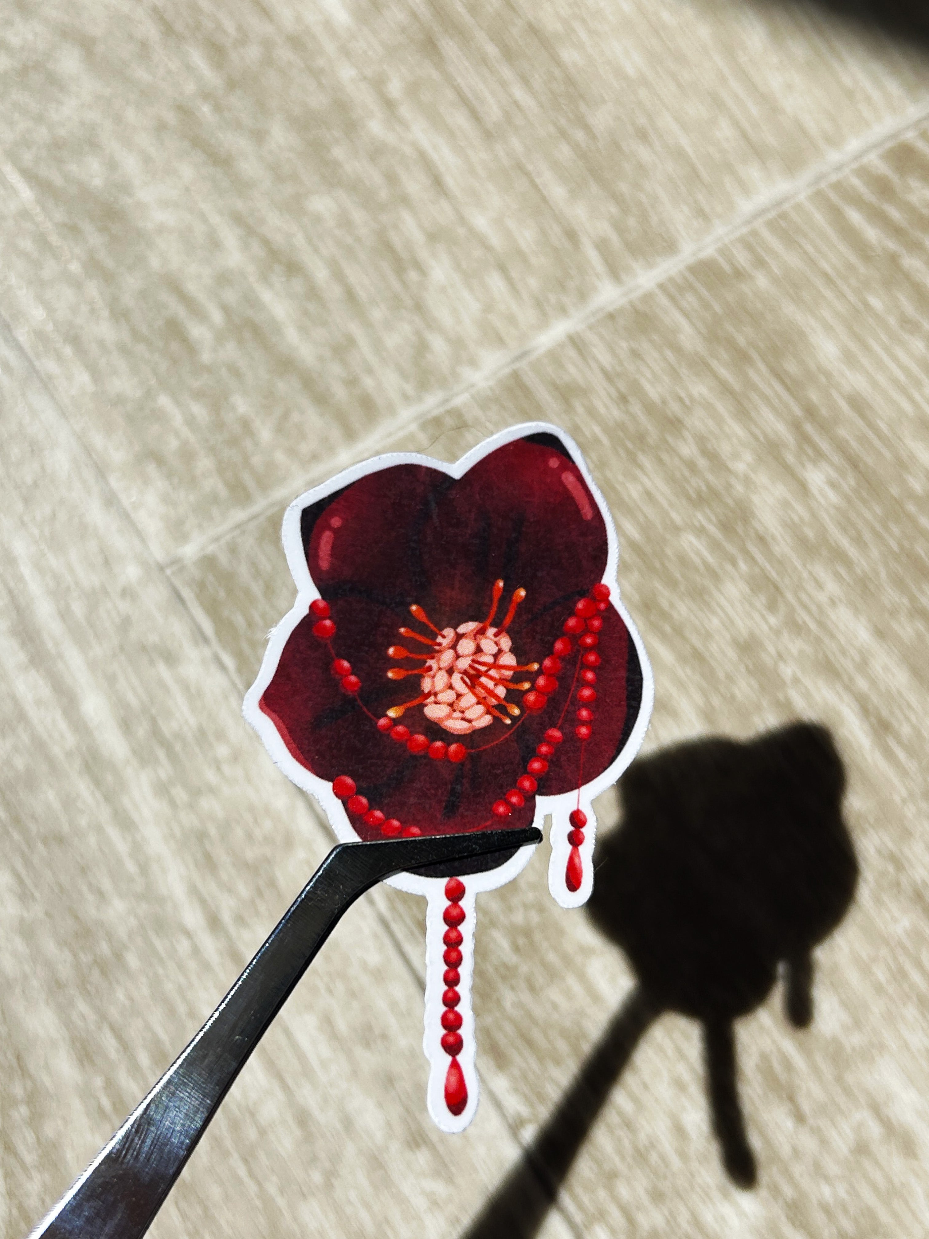 Fleur de perle - Sticker