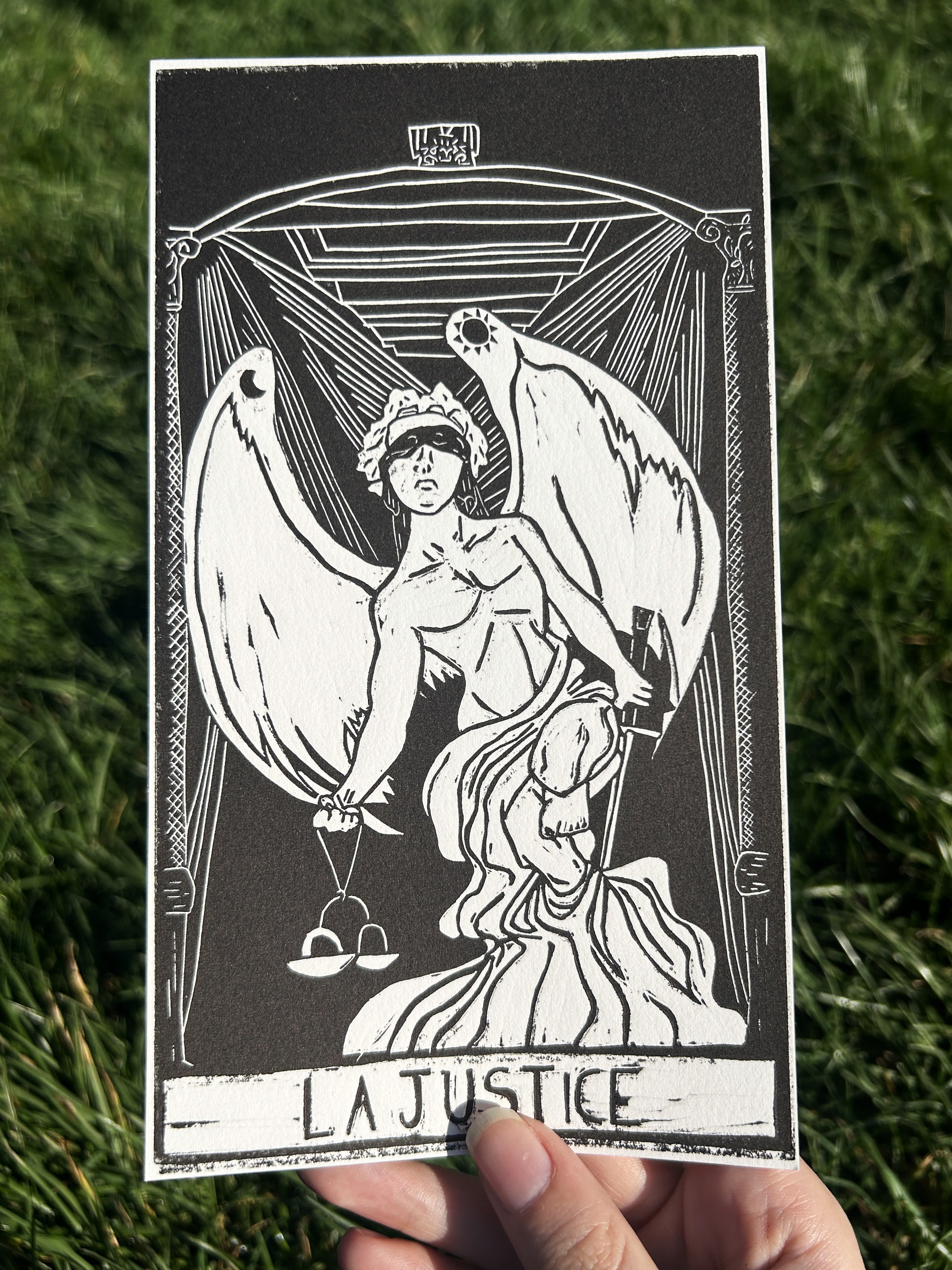 Tarot Justice - Gravure