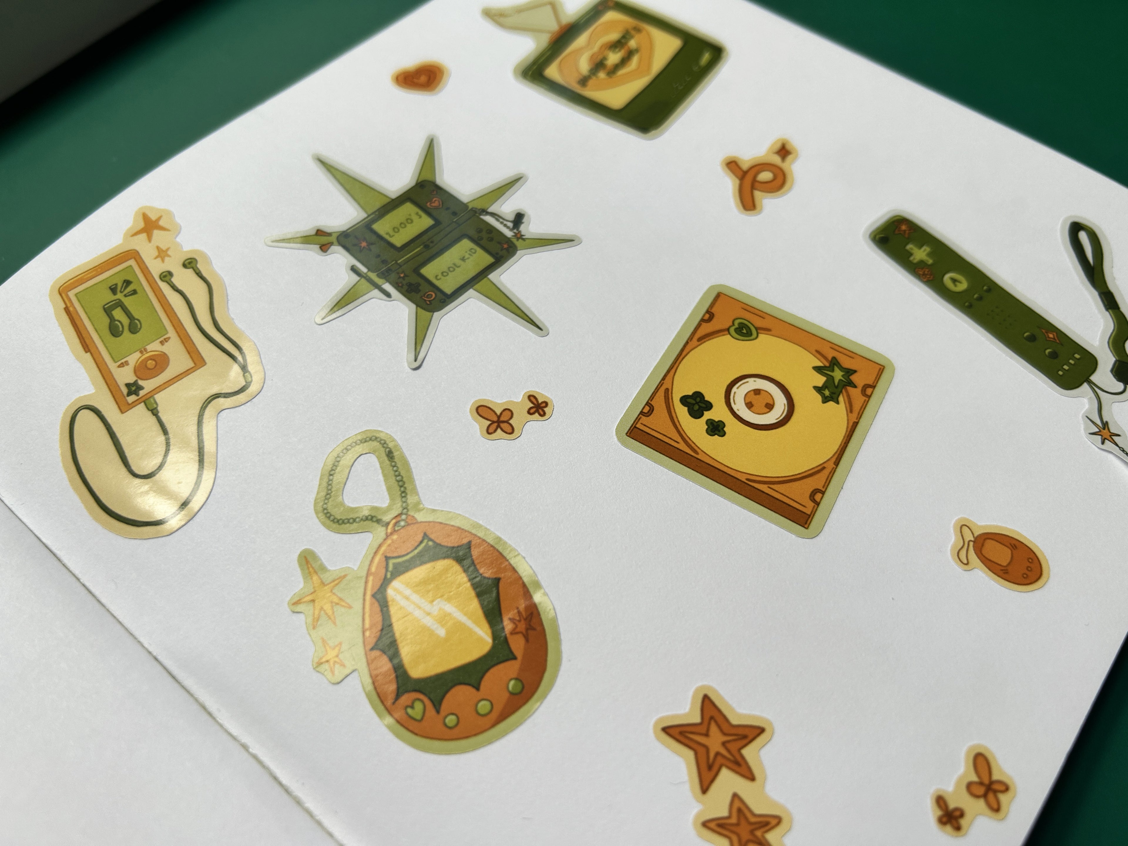 2000's electronics - Planche de stickers