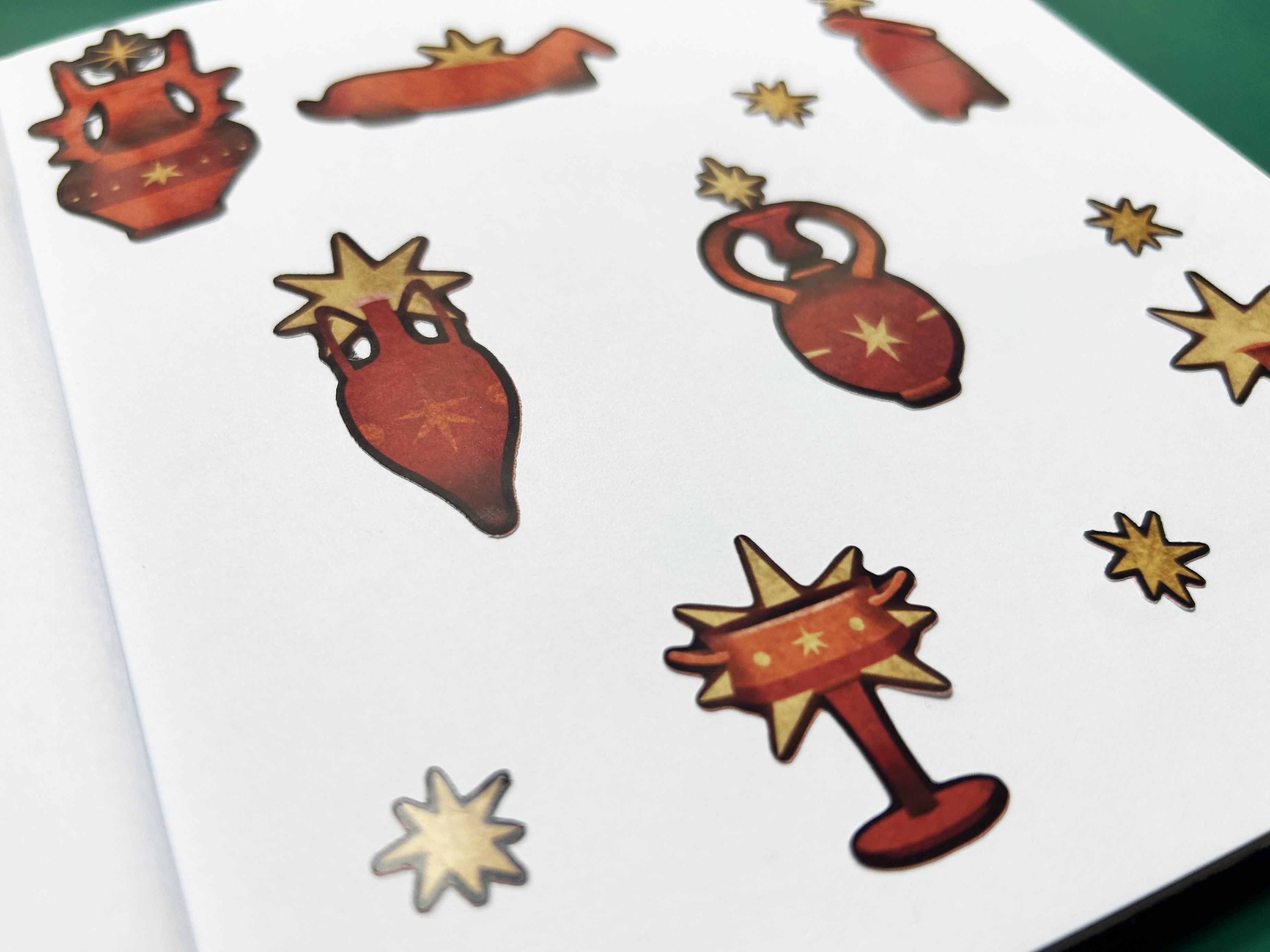 Star ceramics - Planche de stickers