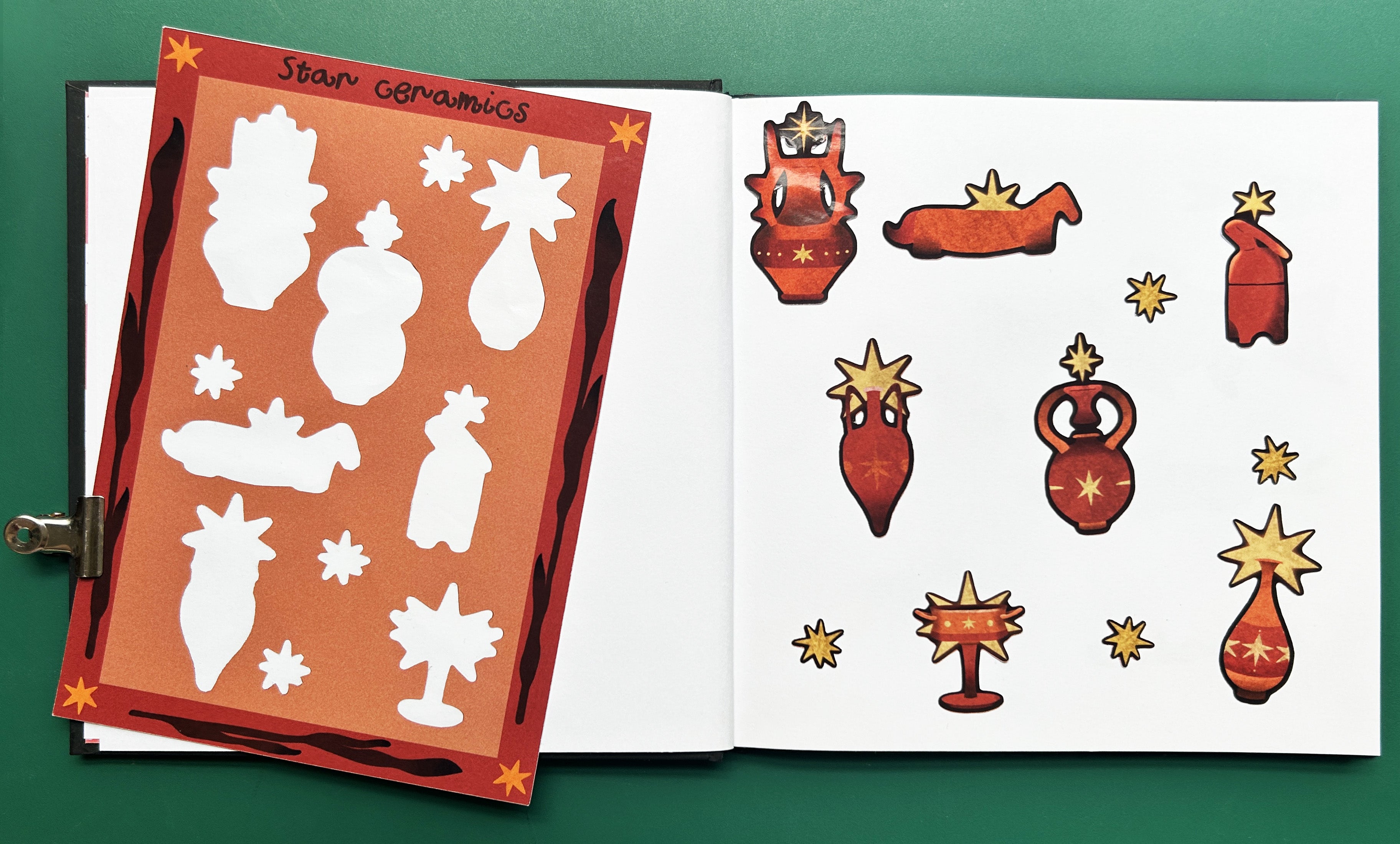Star ceramics - Planche de stickers