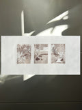 Triptyque chevaliers - Gravure