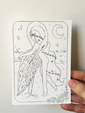Coloriage héron