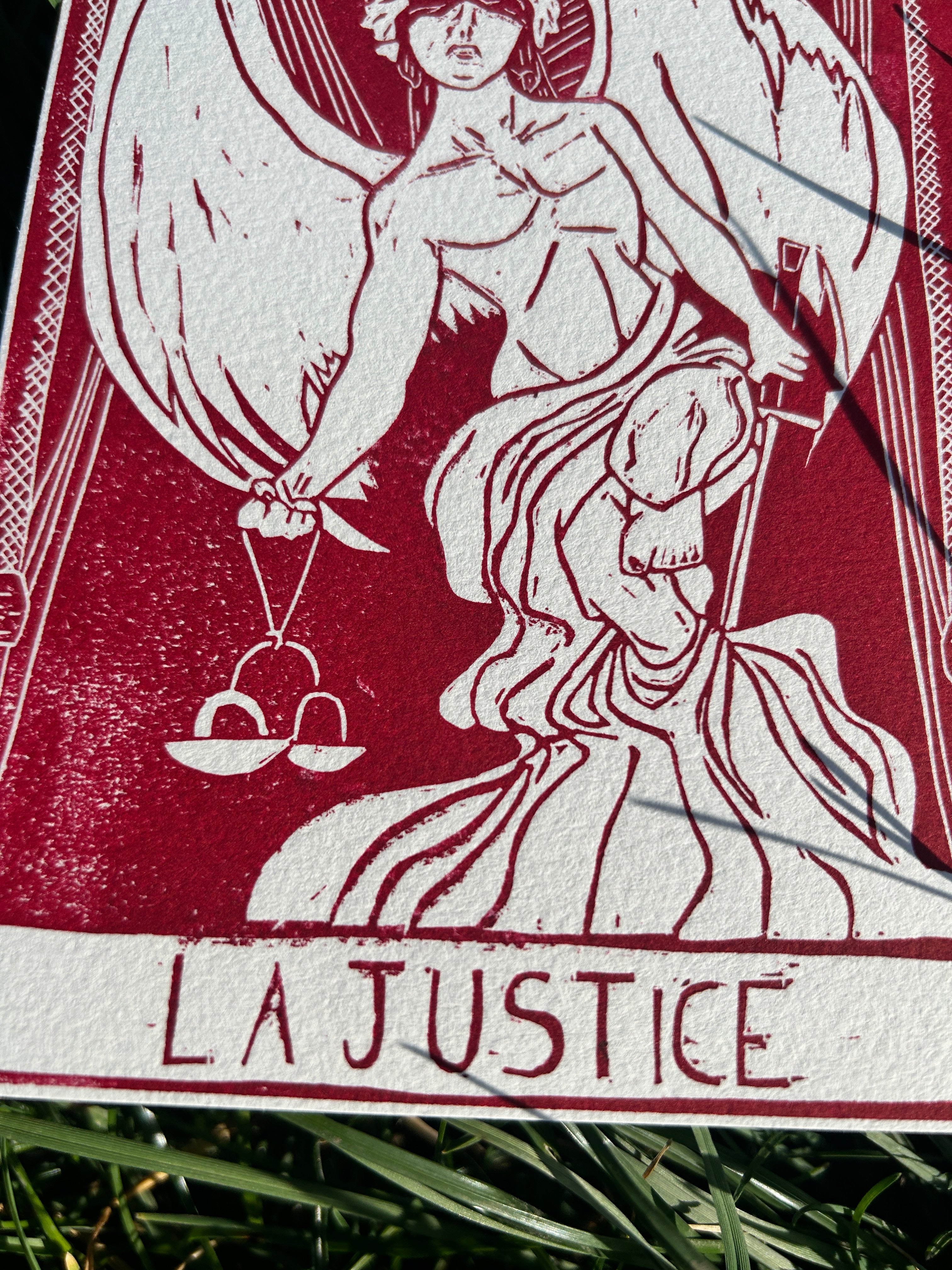 Tarot Justice - Gravure